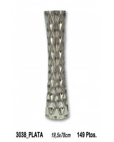 Jarrón decorativo plata