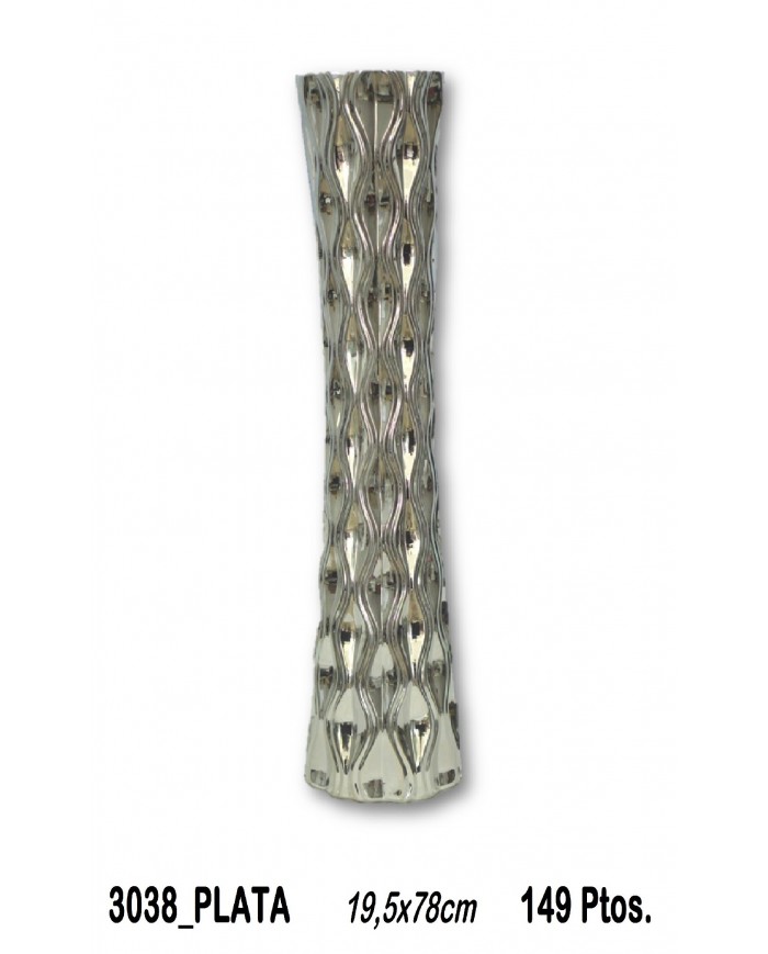 Jarrón decorativo plata