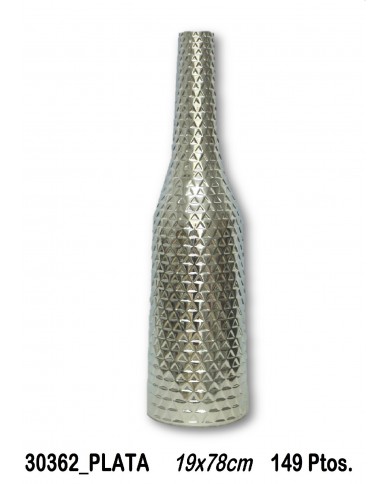 Jarrón decorativo plata