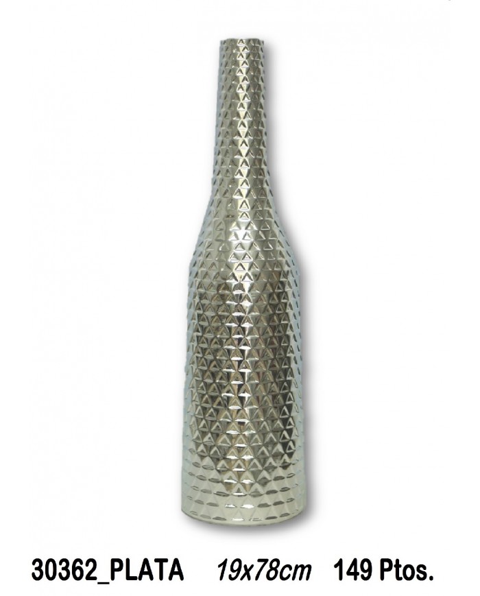 Jarrón decorativo plata