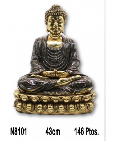 Buda decorativo oro