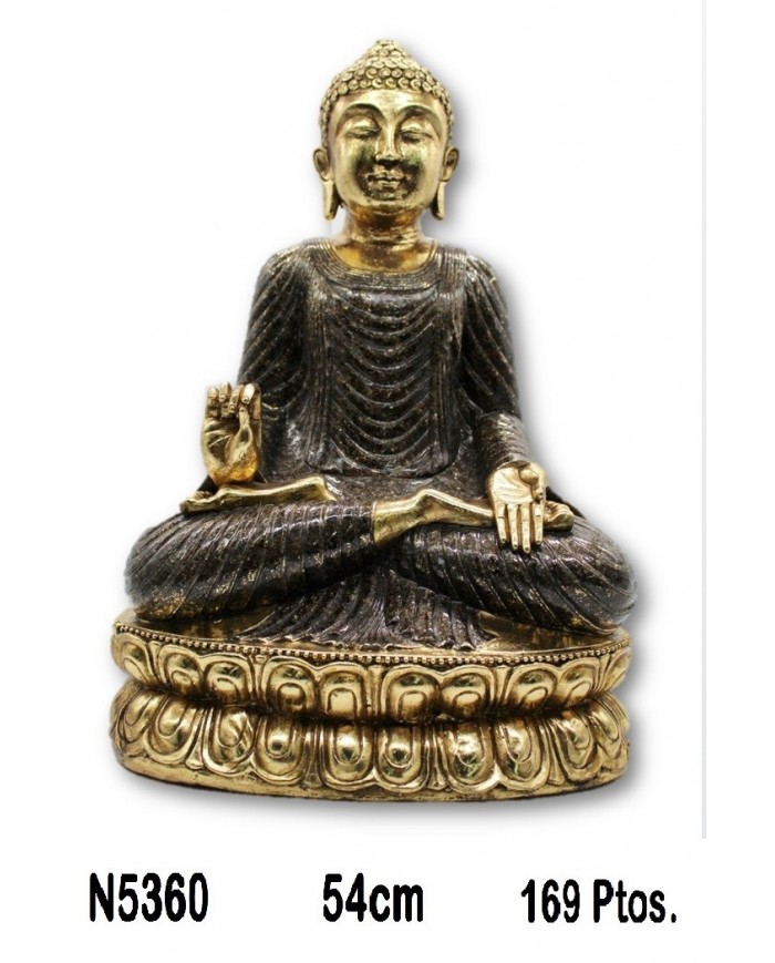Buda decorativo oro