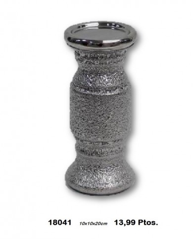 Adorno decorativo color plata