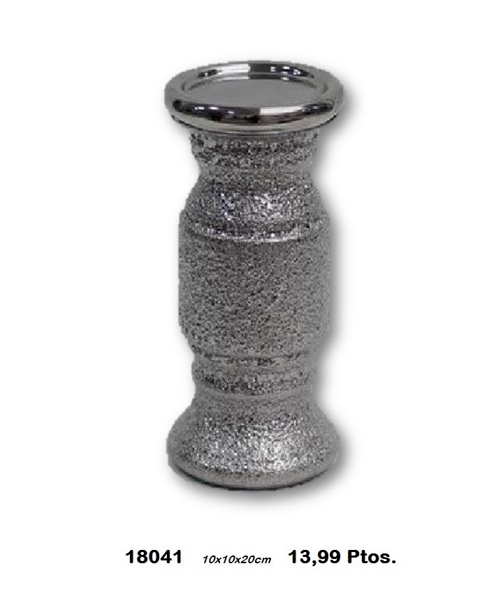 Adorno decorativo color plata