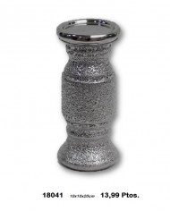 Adorno decorativo color plata