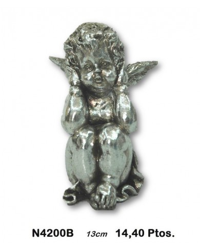Ángel decorativo color plata