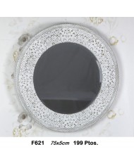 Espejo marco cuadrado decorativo