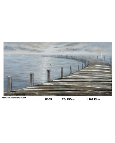 Cuadro decorativo edificios EFECTO TRIDIMENSIONAL