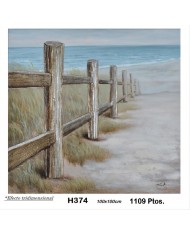 Cuadro decorativo paraguas color plata y oro EFECTO TRIDIMENSIONAL