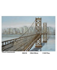 Cuadro decorativo puente EFECTO TRIDIMENSIONAL