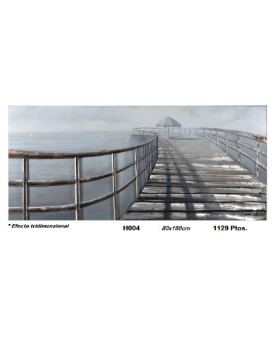 Cuadro decorativo puente EFECTO TRIDIMENSIONAL