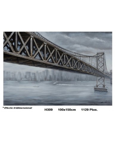Cuadro decorativo puente EFECTO TRIDIMENSIONAL