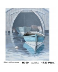 Cuadro decorativo barca EFECTO TRIDIMENSIONAL