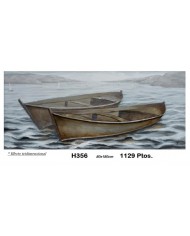 Cuadro decorativo barca EFECTO TRIDIMENSIONAL