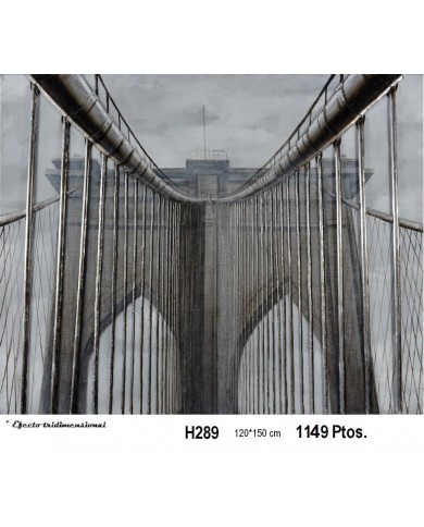 Cuadro decorativo puente EFECTO TRIDIMENSIONAL