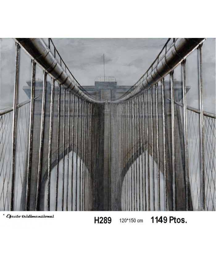 Cuadro decorativo puente EFECTO TRIDIMENSIONAL