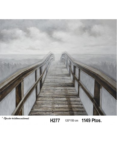 Cuadro decorativo puente EFECTO TRIDIMENSIONAL