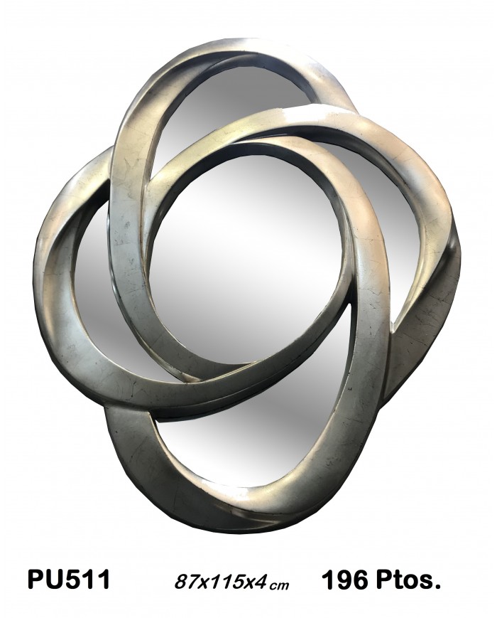 Espejo diseño plata