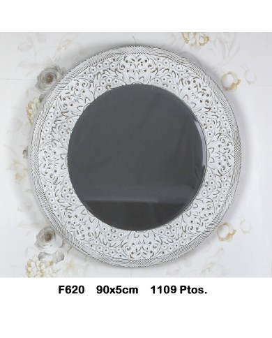 Espejo decorativo color blanco