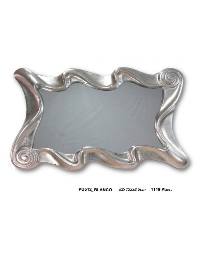 Espejo decorativo color blanco