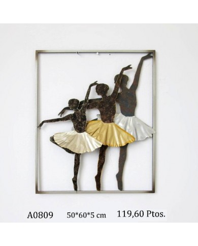 Cuadro decorativo bailarinas