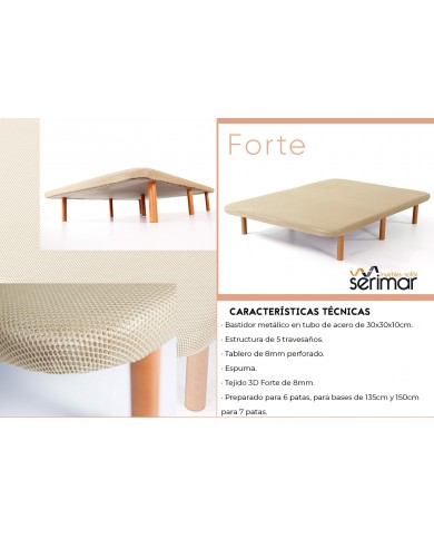 Base tapizada Forte