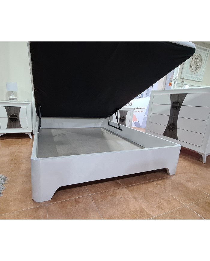 Pack canapé y colchón con patas