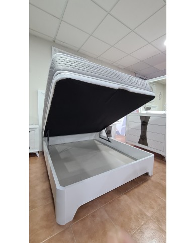 Pack canapé y colchón con patas