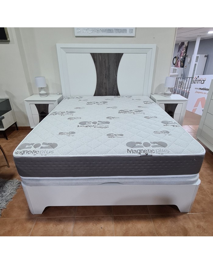 Pack canapé y colchón con patas