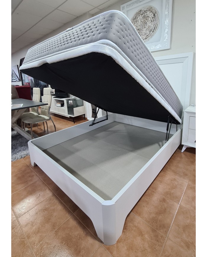 Pack canapé y colchón con patas