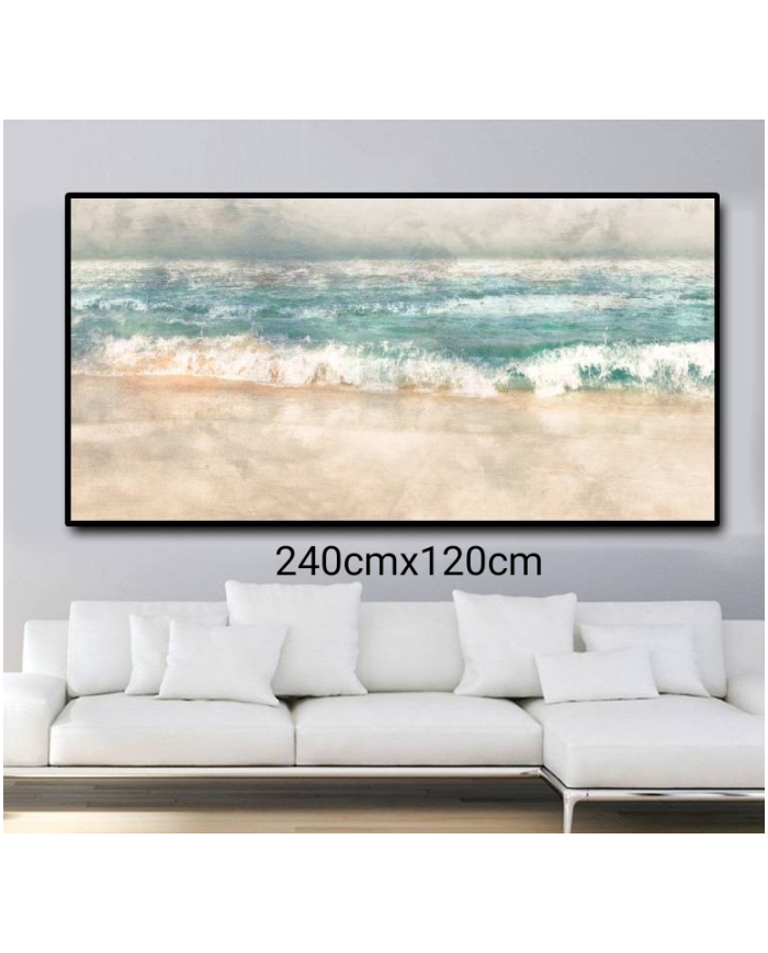 Tríptico decorativo Olas 240x120cm