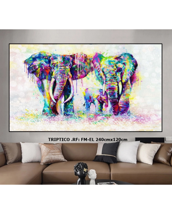 Tríptico decorativo FM-EL 240x120cm