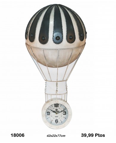 Reloj decorativo globo