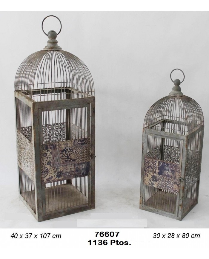 Conjunto de jaulas decorativas