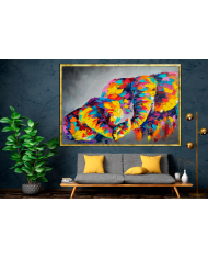 Cuadro decorativo P66 122x82cm - 82x62cm