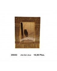 Portafotos decorativo color bronce