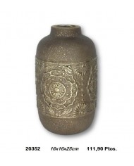 Adorno decorativo hoja color plata